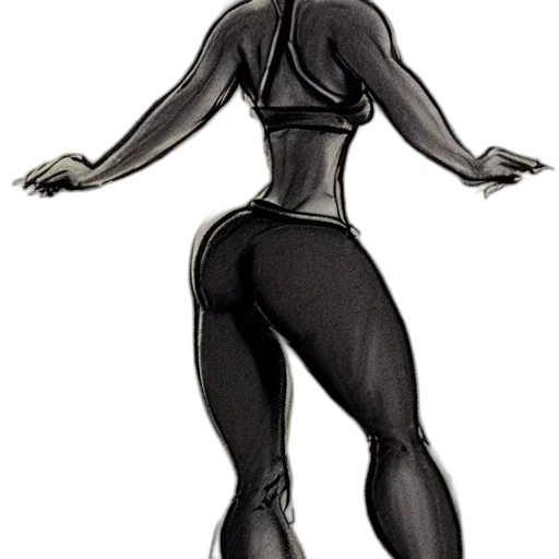 dress, robot, creature, staff transparent PNG cut-out