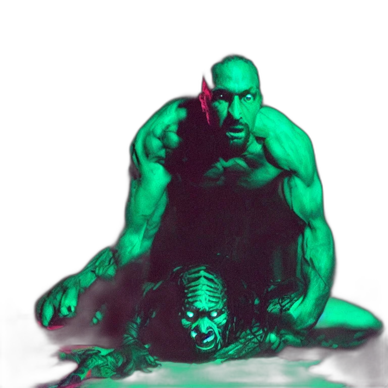 creature, mask, animal, concept art, comic book art, cyberpunk, photorealistic, underwater transparent PNG cut-out