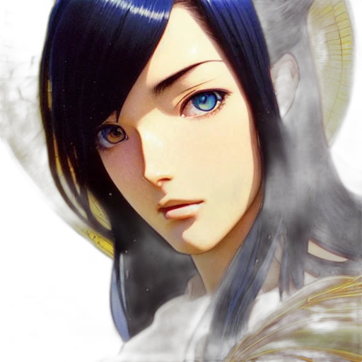face, mask, staff, fantasy art transparent PNG cut-out