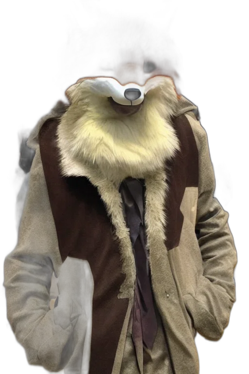 jacket, mask, creature, animal transparent PNG cut-out
