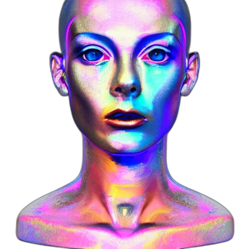 face, robot, mask, creature transparent PNG cut-out