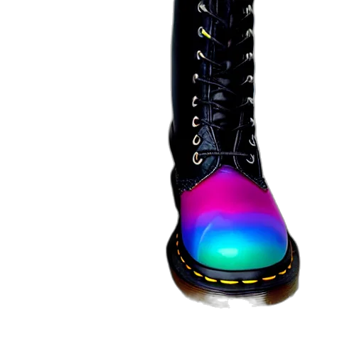 shoes, bottle, sword, weapon, 3d render, cyberpunk, concept art, vaporwave transparent PNG cut-out