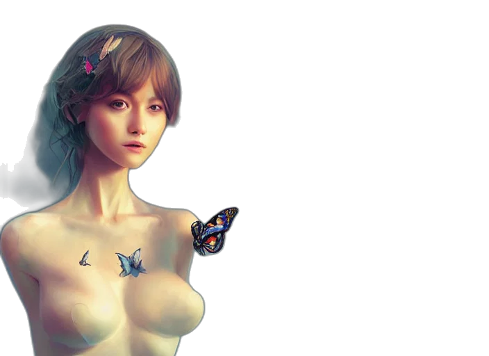 robot, dress, jewelry, fantasy art, concept art, photorealistic, pixel art, pastel transparent PNG cut-out