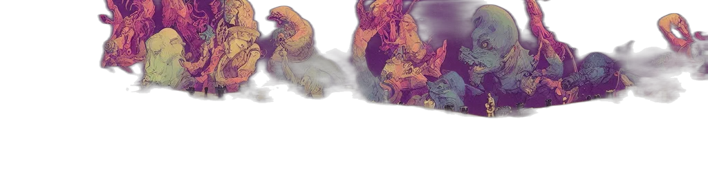 dragon, mask, creature, concept art, fantasy art, comic book art, watercolor, fog transparent PNG cut-out