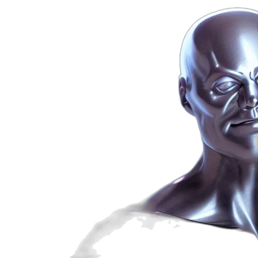 face, robot, mask, 3d render transparent PNG cut-out
