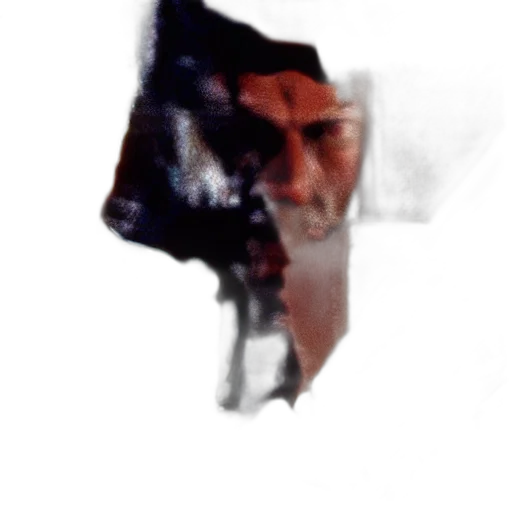 face, mask, hat, staff transparent PNG cut-out