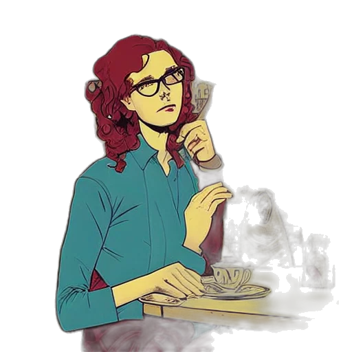 staff, cartoon, comic book art, concept art transparent PNG cut-out