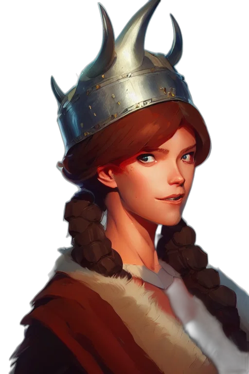 crown, hat, face, staff transparent PNG cut-out