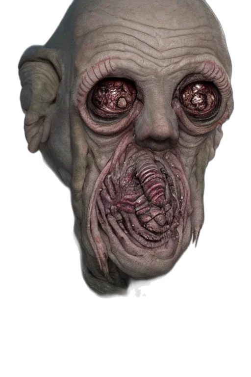 mask, face, creature, staff transparent PNG cut-out