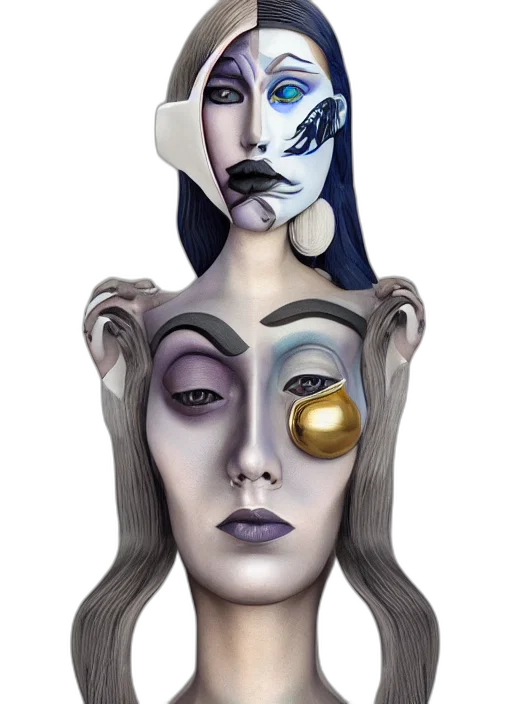mask, face, crown, jewelry transparent PNG cut-out