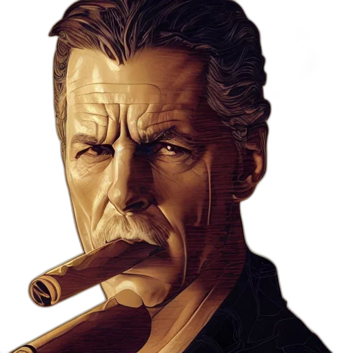 face, mask, comic book art, photorealistic transparent PNG cut-out