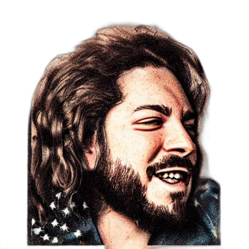 hair, face, jacket, crown, photorealistic, cartoon, watercolor, comic book art transparent PNG cut-out