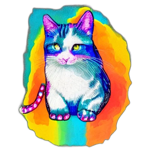 animal, umbrella, creature, staff, vaporwave, pixel art, concept art, 3d render transparent PNG cut-out