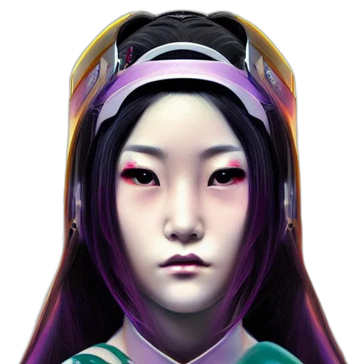 face, mask, staff, robot transparent PNG cut-out