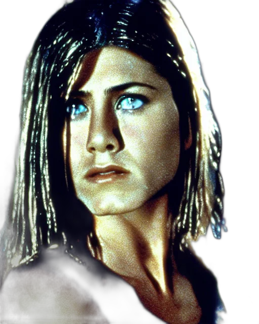 face, hair, comic book art, photorealistic transparent PNG cut-out