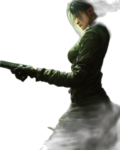 weapon, staff, jacket, sword, concept art, comic book art, fantasy art, photorealistic transparent PNG cut-out