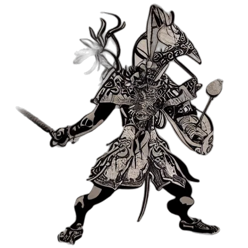 staff, mask, sword, weapon, concept art, fantasy art, pixel art, comic book art transparent PNG cut-out