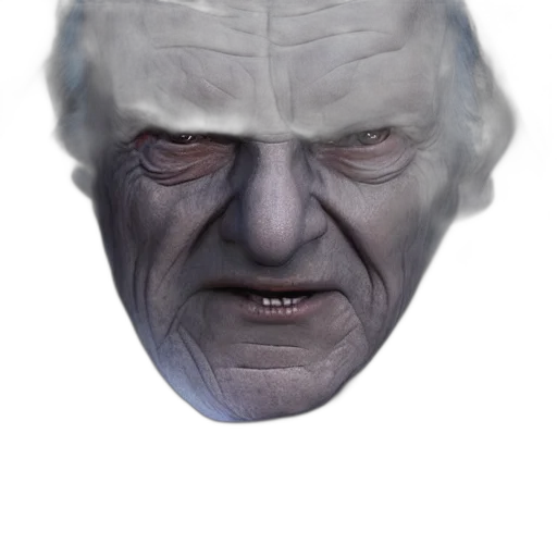 face, mask, creature, staff transparent PNG cut-out
