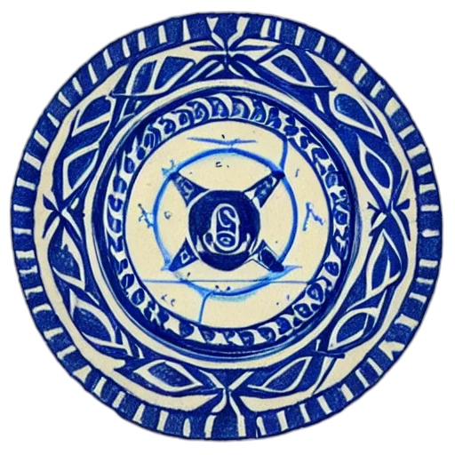 staff, crown, jewelry, umbrella, blue, white, drawing, seal transparent PNG cut-out