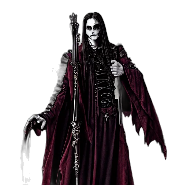 staff, sword, weapon, concept art, fantasy art, pixel art, comic book art, dark transparent PNG cut-out