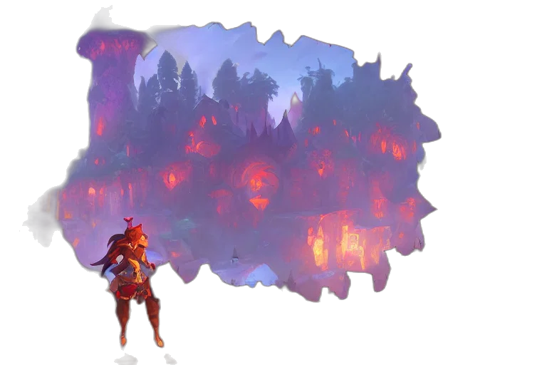 concept art, fantasy art, pixel art, watercolor transparent PNG cut-out