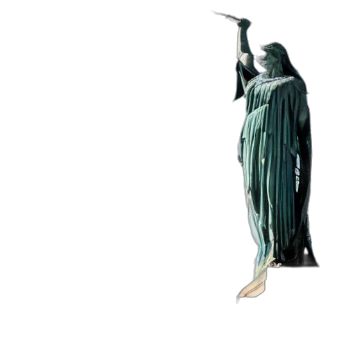 dress, weapon, staff, sword transparent PNG cut-out
