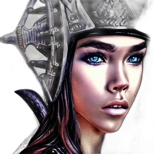 face, hat, fantasy art, photorealistic, comic book art, concept art, dark, madison transparent PNG cut-out