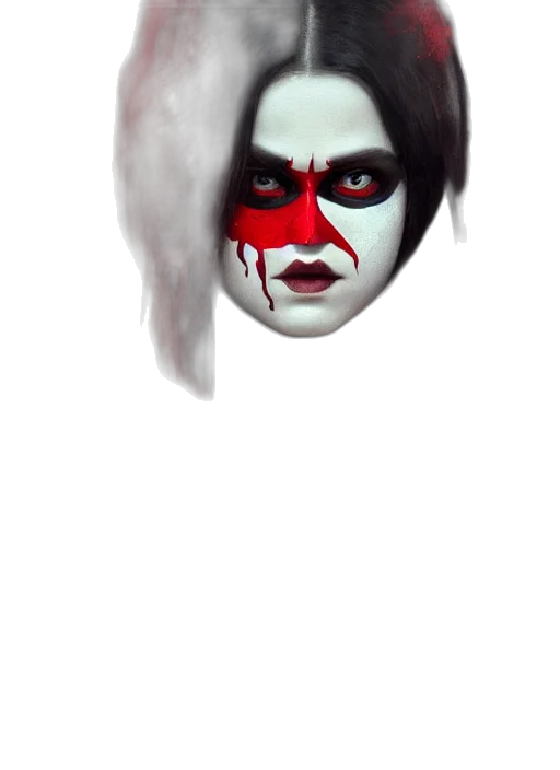 mask, face, creature, hair transparent PNG cut-out