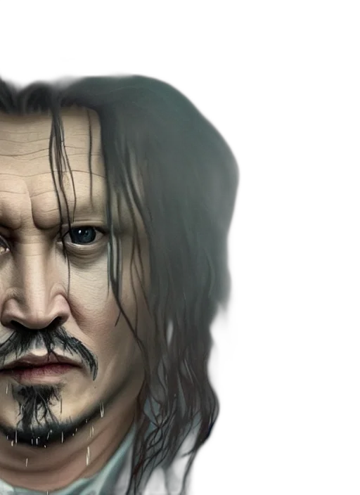 face, photorealistic, fantasy art, 3d render transparent PNG cut-out