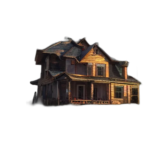 building, furniture, concept art, 3d render, pixel art, photorealistic, earth tones, style transparent PNG cut-out