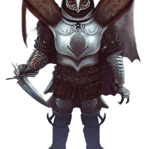 mask, staff, creature, sword, concept art, fantasy art, comic book art, 3d render transparent PNG cut-out