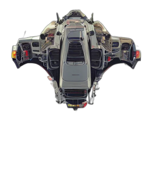 robot, car, weapon, dragon transparent PNG cut-out