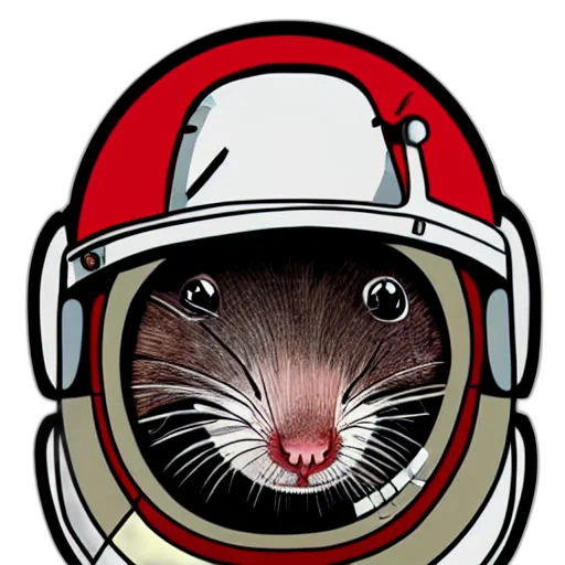 animal, cartoon, concept art, comic book art, photorealistic, portrait, rat, looks transparent PNG cut-out