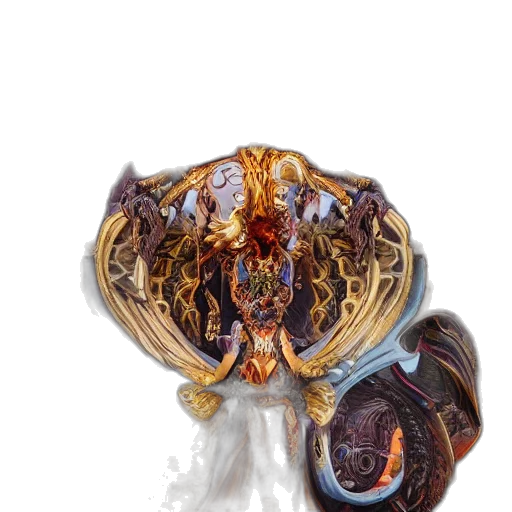jewelry, crown, dragon, staff transparent PNG cut-out