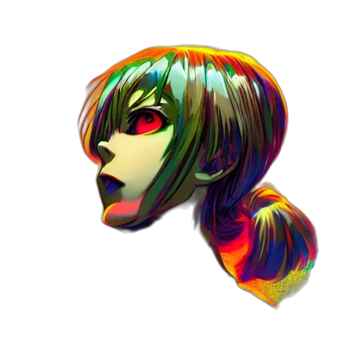 mask, face, hair, crown transparent PNG cut-out