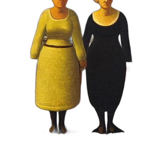 dress, mask, oil painting, concept art transparent PNG cut-out