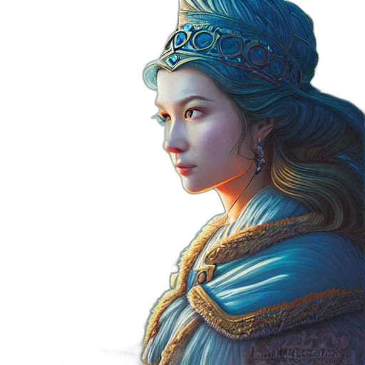 crown, face, jewelry, dragon, fantasy art, oil painting, photorealistic, concept art transparent PNG cut-out