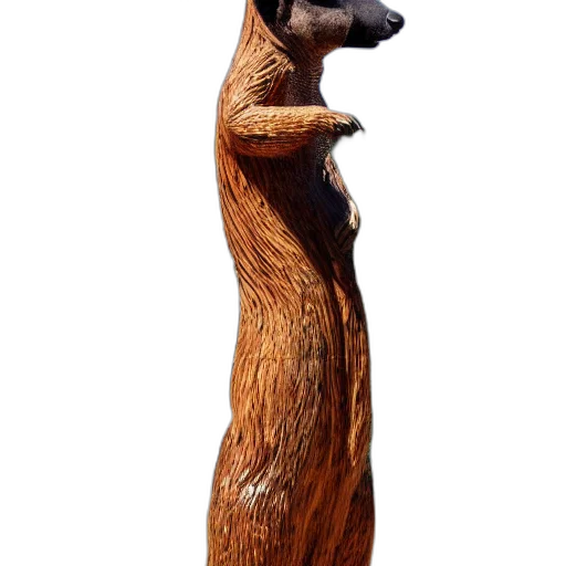animal, staff, creature, dress, 3d render, concept art, photorealistic, detailed transparent PNG cut-out