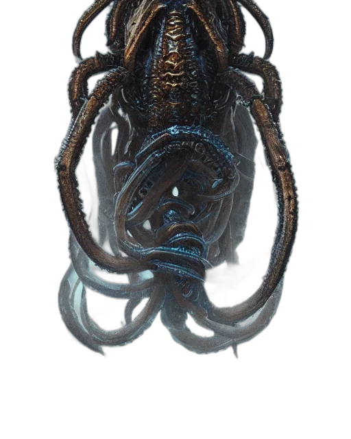 creature, animal, jewelry, staff, 3d render, concept art, photorealistic, cosmic transparent PNG cut-out