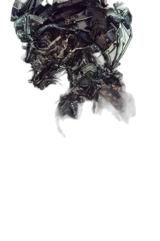 dragon, creature, mask, robot transparent PNG cut-out