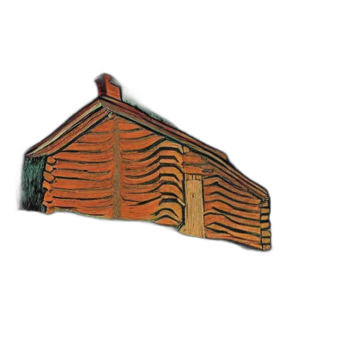 building, furniture, jewelry, mask, 3d render, log, cabin, forest transparent PNG cut-out