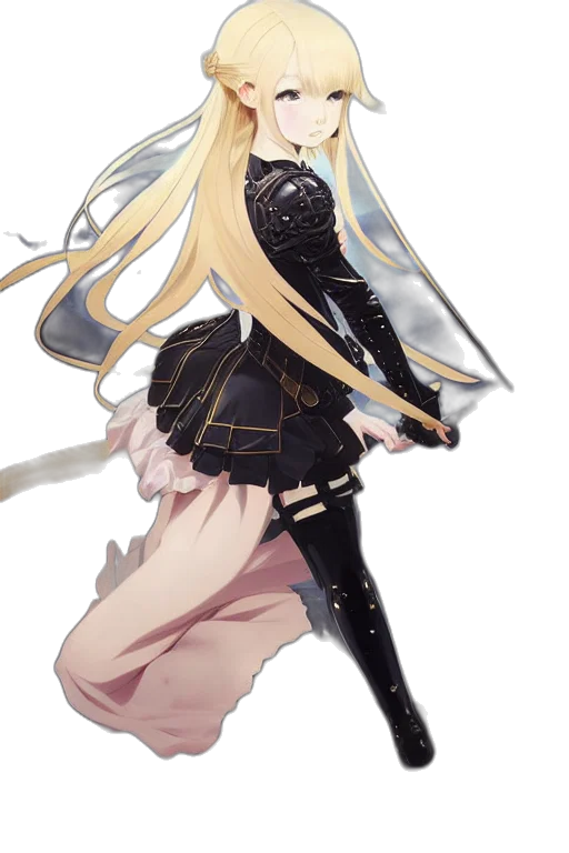 dress, staff, sword, weapon transparent PNG cut-out
