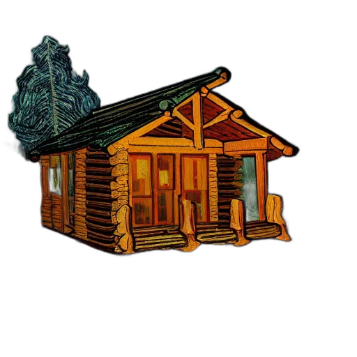 building, furniture, staff, concept art, 3d render, pixel art, photorealistic, forest transparent PNG cut-out