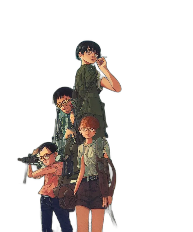 jacket, weapon, staff, umbrella transparent PNG cut-out