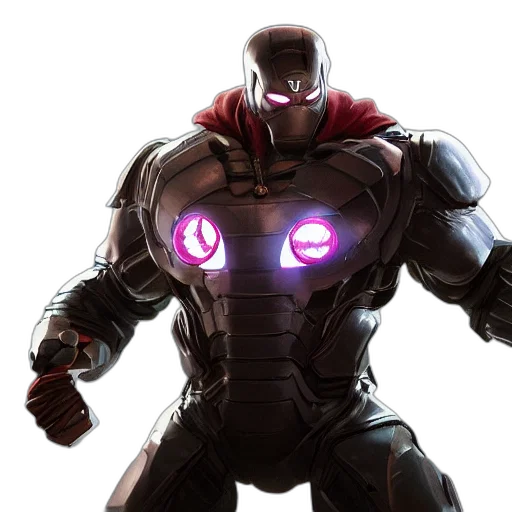 robot, concept art, 3d render, comic book art, dark, strongest, avenger, universe transparent PNG cut-out
