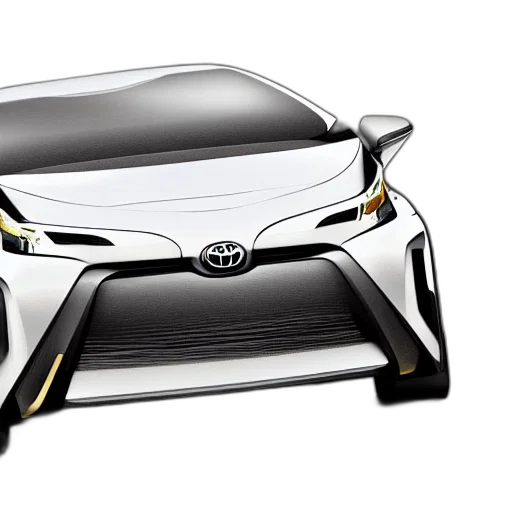 car, 3d render, concept art, photorealistic transparent PNG cut-out
