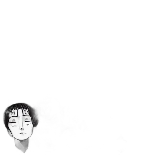 face, mask, creature, robot, cartoon, concept art, anime, comic book art transparent PNG cut-out