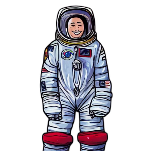 staff, jacket, robot, cartoon transparent PNG cut-out