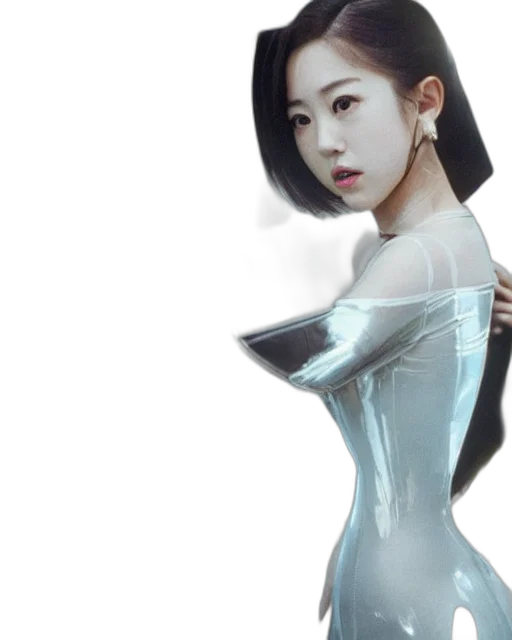 robot, dress, concept art, photorealistic transparent PNG cut-out