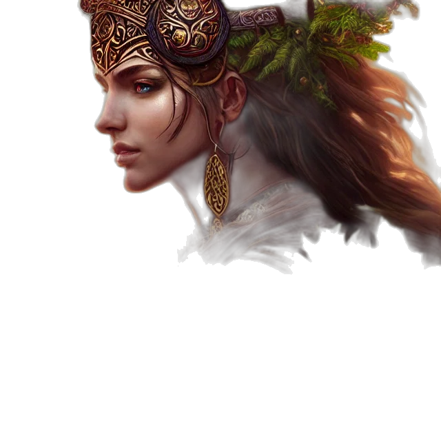 crown, hat, jewelry, face, fantasy art, concept art, photorealistic, pixel art transparent PNG cut-out
